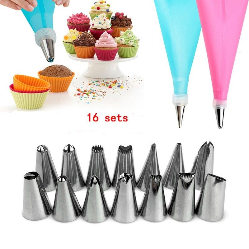 Kit de Repostería - Cortantes + Boquillas + Molde